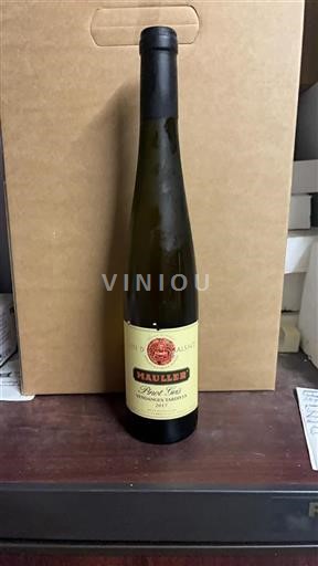 Elzas Vendanges Tardives Hauller Pinot Gris Vendanges Tardives 2017