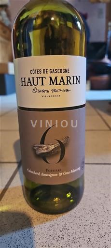 Sydvestfrankrig Côtes de Gascogne Haut Marin Fossiles 2020