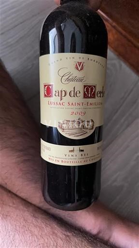 Bordeaux Lussac-Saint-Émilion Château Cap de Merle 2009
