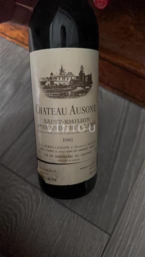 Bordeaux Saint-Émilion Grand Cru Château Ausone 1981