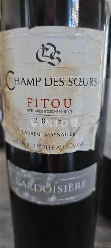 Languedoc Fitou Champ des Soeurs L'Ardoisière 2015