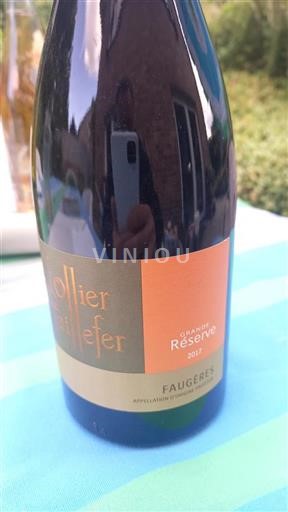 Vin Rouge sec Grande Réserve Colliere Tailiefer 2017 France Languedoc Faugères AOC