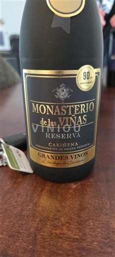 Aragona Cariñena Monasterio de las Viñas Reserva Senza annata