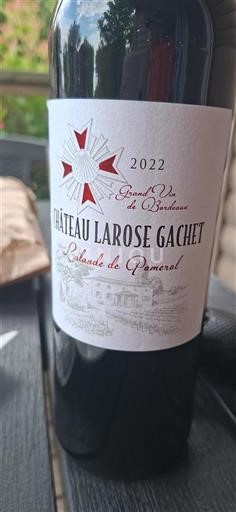 Bordeaux Lalande-de-Pomerol Château Larose Gachet 2022