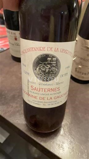 Burdeos Sauternes Domaine La Gauche 1994