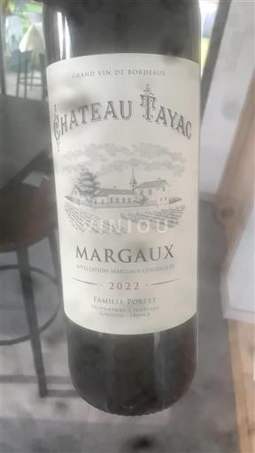 Bordeaux Margaux Château Tayac 2022