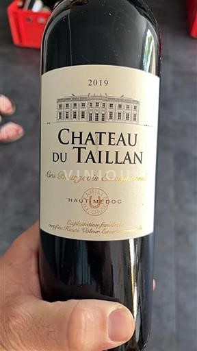 Bordeaux Haut-Médoc Cru Bourgeois Exceptionnel Taillan 2019