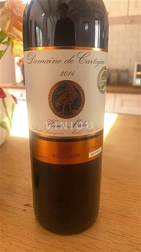Bordeaux Haut-Médoc Cru Bourgeois Domaine Cartujac 2014