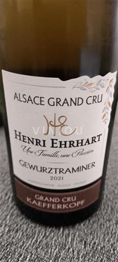 Alsace Unspecified Grand Cru Henri Ehrhart Gewurztraminer 2021