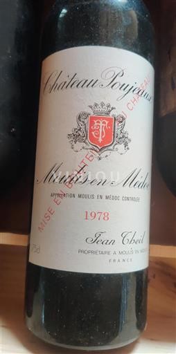 Bordeaux Moulis-en-Médoc Château Poujeaux 1978
