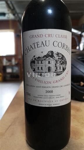 Bordeaux Saint-Émilion Grand Cru Grand Cru Classé Château CHÂTEAU CORBIN 2000