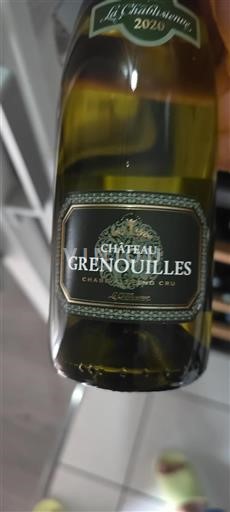 Burgundi Chablis Grand Cru Château Grenouilles 2020
