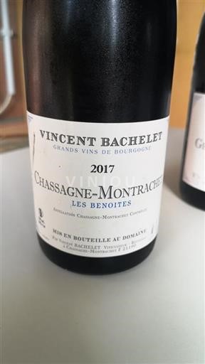Borgoña Chassagne-Montrachet – Vincent BACHELET LES BENOITES 2017