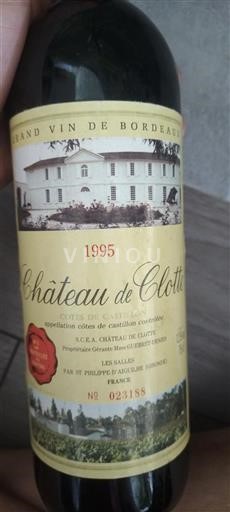 Bordeaux Château Clotte 1995
