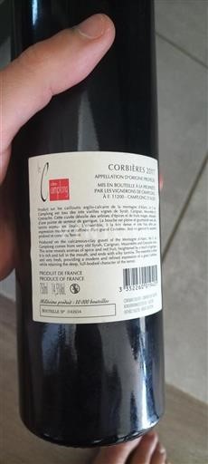 Languedoc Corbières Camplong 2017