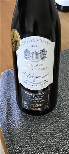 Vallée de la Loire Bourgueil Domaine Des Mailloches Vieilles Vignes 2017