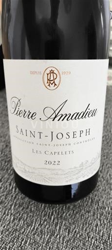 Rhône Valley Saint-Joseph Pierre Amadieu Les Capelets 2022