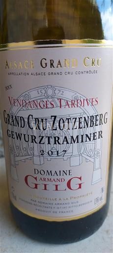 Alsazia Alsazia Grand Cru Grand Cru Domaine Armand Gilg Grand Cru Zotzenberg Gewurztraminer 2017