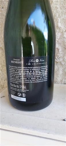 Champagne Henriot Rose Noire Pur Chardonnay Senza annata