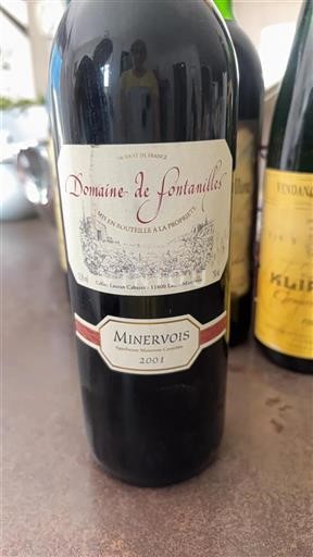 Languedoc Minervois Domaine Fontanilles 2001