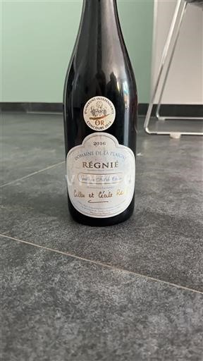 Beaujolais Régnié Domaine La Plaigne 2016