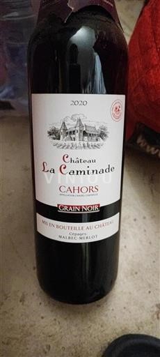 Jihozápad Cahors Château La Caminade Grain Noir 2020