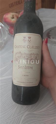Bordeaux Saint-Estèphe Cru Bourgeois Château Clauzet 1999