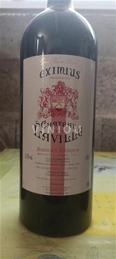 Bordeaux Bordeaux Supérieur Château Laville Eximius 2014