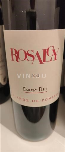 Bordeaux Lalande-de-pomerol Emeric Petit Rosalcy 2022