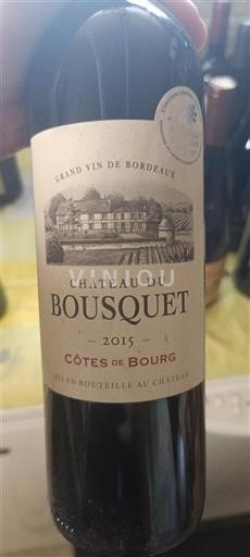 Bordeaux Côtes-de-bourg Château Bousquet 2015