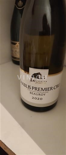 Bourgogne Chablis Premier Cru Premier Cru Domaine M Beauroy 2020