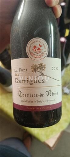 Valle del Rodano Costières di Nîmes La Font des Garrigues 2020