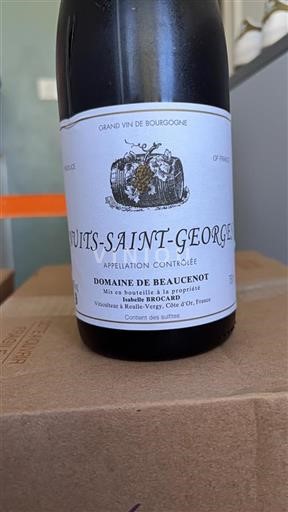 Burgund Nuits-Saint-Georges Grand Cru Domaine Beaucenot 2021