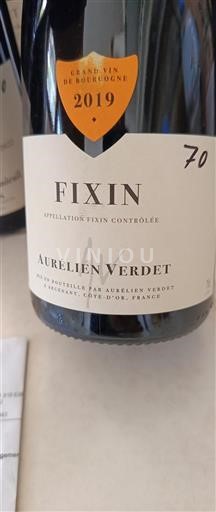Burgundy Fixin Aurélien Verdet 2019