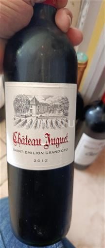 Bordeaux Saint-Émilion Grand Cru Grand Cru Château Juguet 2012