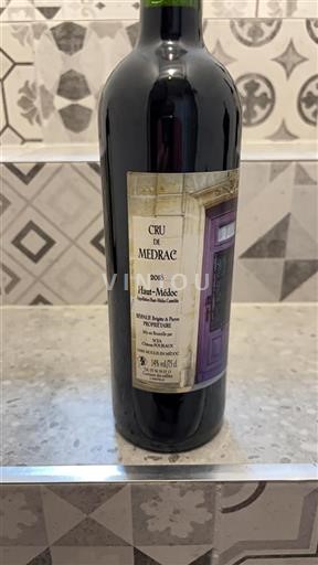 Bordeaux Haut-Médoc Château Poitevin Cru de Medrac 2018