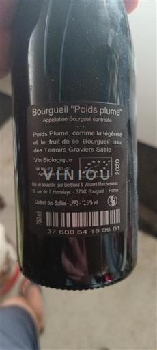 Loiren laakso Bourgueil Poids Plume 2020