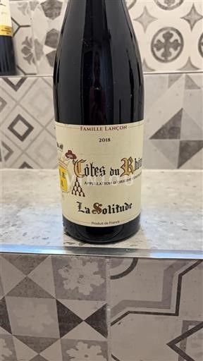 Rhône Valley Côtes du Rhône La Solitude 2018