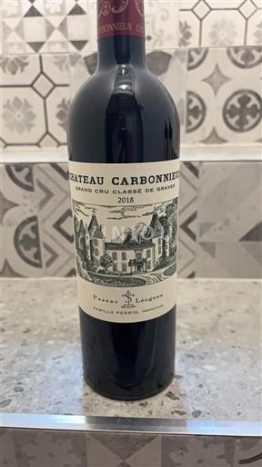 Bordeaux Pessac-Léognan Grand Cru Carbonnieux 2018