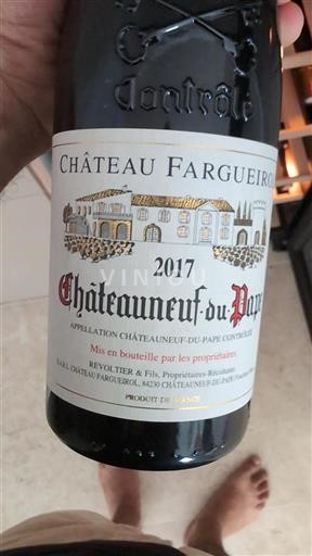 Rhônen laakso Châteauneuf-du-Pape Château Fargueirol 2017
