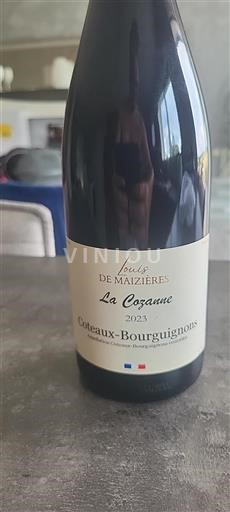 Borgogna Coteaux borgognoni Louis de Maizières La Cozanne 2023