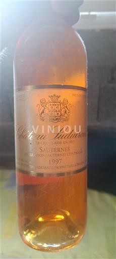 Bordeaux Sauternes Premier Cru Château Suduiraut 1997