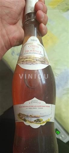 Vin Rosé sec Caves Saint-Romain 2009 France Provence Côtes-de-provence