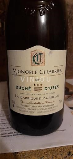 Valle del Rodano Ducato di Uzès Vignoble Chabrier La Garrigue d'Aureillac 2021