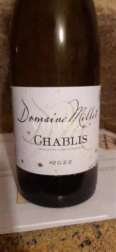 Borgogna Chablis Domaine Millet 2022