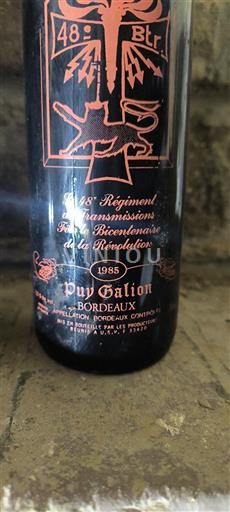 Bordeaux Puy Galion 1985