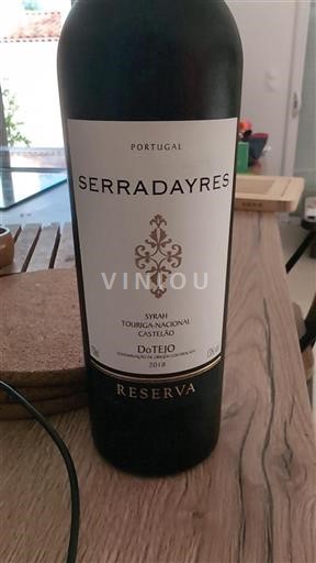 Vin Rouge sec Reserva Serradayres 2018 Portugal Portugal Douro DOC
