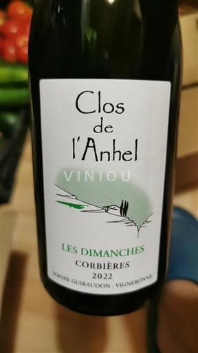 Languedoc Corbières Clos de l'Anhel Les Dimanches 2022