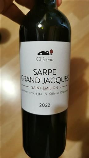 Bordeaux Saint-Émilion Château Sarpe Grand Jacques 2022