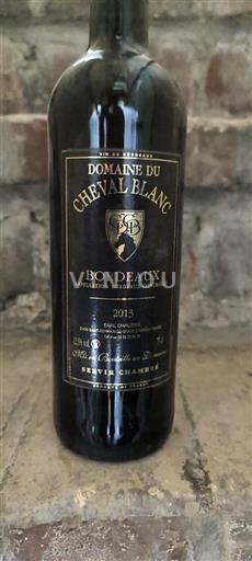 Bordeaux Domaine Cheval Blanc 2013